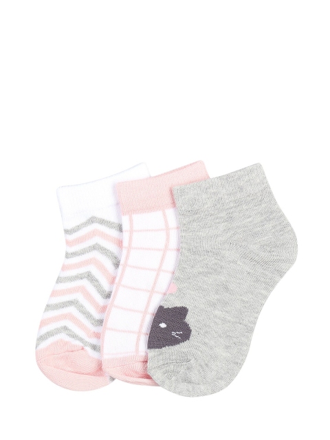 

Pantaloons Junior Girls Pack Of 3 Assorted Ankle-Length Socks