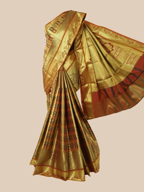 

Pothys Gold Woven Design Pure Silk Saree