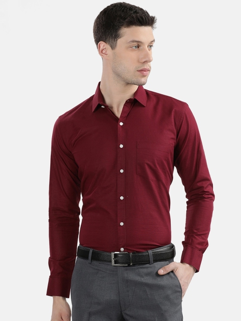 

V2 Value & Variety Men Maroon Formal Shirt