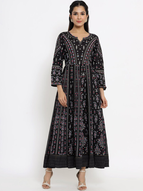 

Juniper Black Ethnic Motifs Liva Maxi Dress