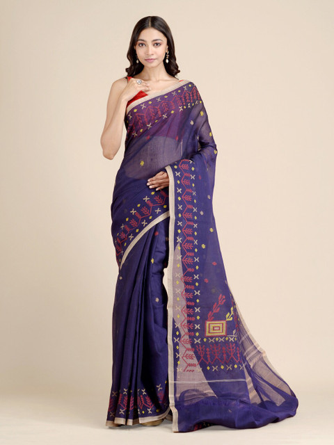 

Mitera Women Blue Woven Design