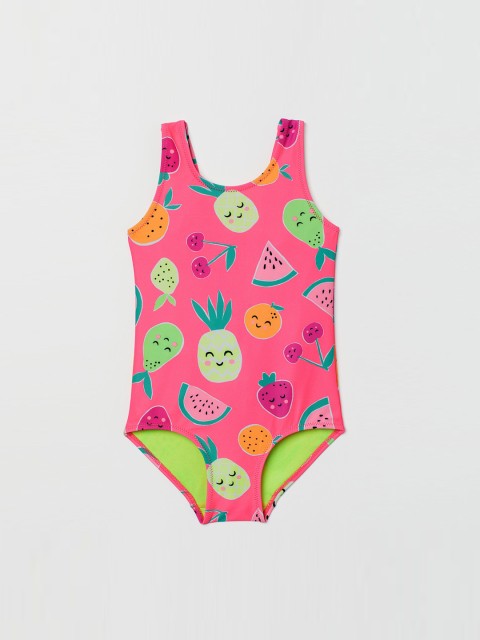 

H&M Girls Pink Patterned Swimsuit