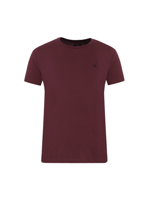 

HACKETT LONDON Men Burgundy T-shirt