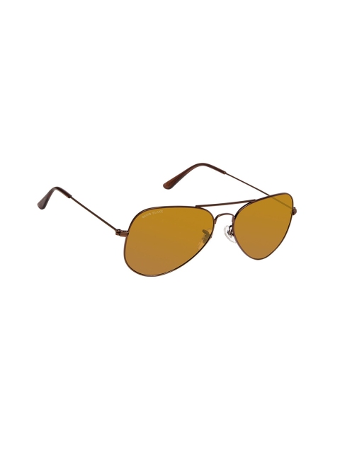 

David Blake Unisex Brown Lens Aviator Sunglasses - NP-SGDB1511