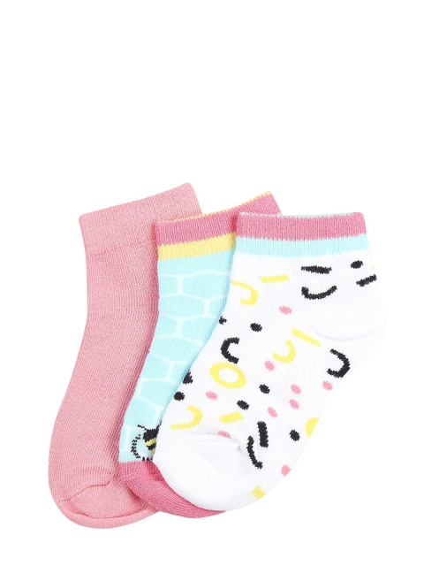 

Pantaloons Junior Girls Pack Of 3 Assorted Ankle-Length Socks