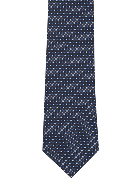 

Peter England Men Navy Blue Printed Accessory Gift Set