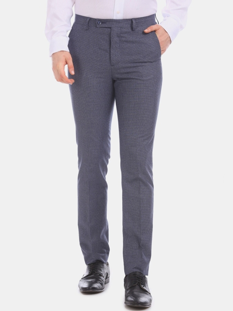 

Arrow New York Men Blue Formal Trousers
