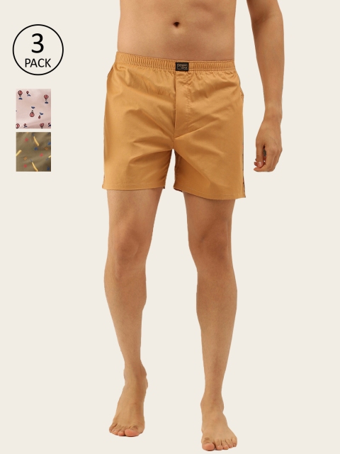 

Urban Dog Men Pack Of 3 Assorted Pure Cotton Boxers UDBX442_UDBX406_UDBX429