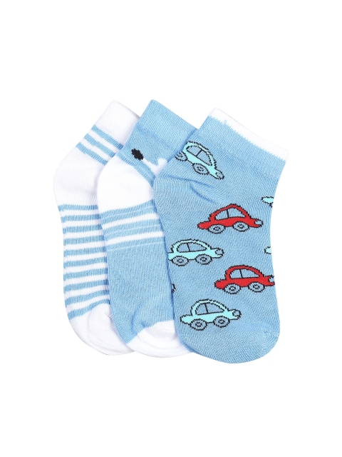 

Pantaloons Junior Boys Pack Of 3 Assorted Ankle-Length Socks