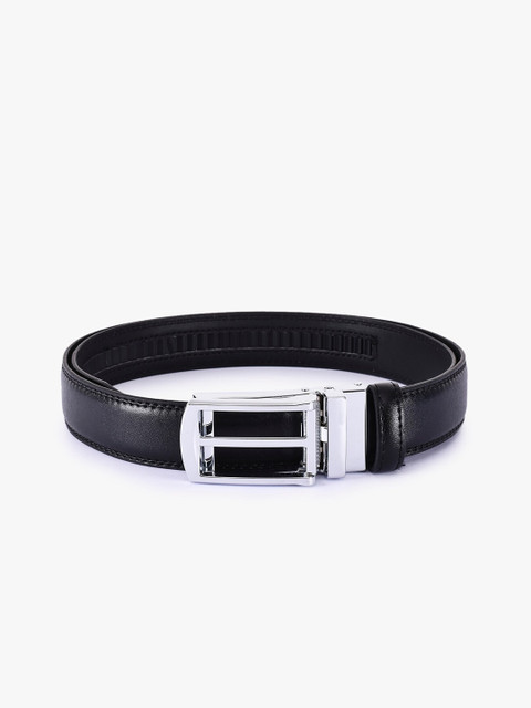 

BuckleUp Men Black Solid Formal Belt