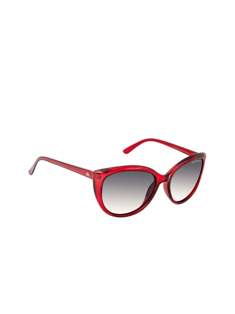 

David Blake Women Grey Lens & Red Cateye Sunglasses with UV Protected Lens - NP-SGDB2027