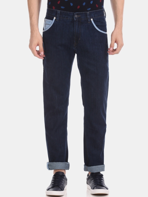 

Flying Machine Men Navy Blue Slim Fit Cotton Jeans