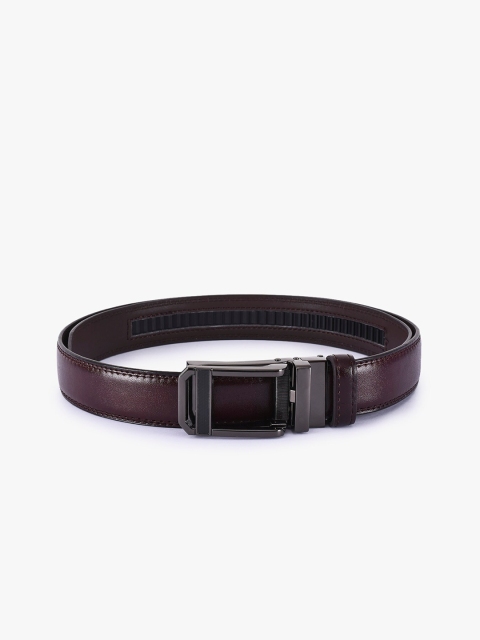 

BuckleUp Men Brown Solid Belt