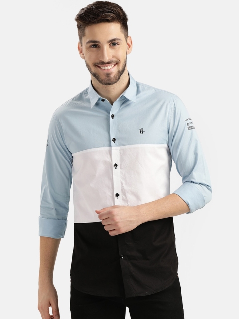 

V2 Value & Variety Men Blue Colourblocked Casual Shirt