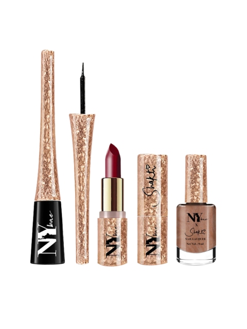 

NY Bae Shakti Range Kit - Eyeliner Lipstick Nail Lacquer -combo, Multi