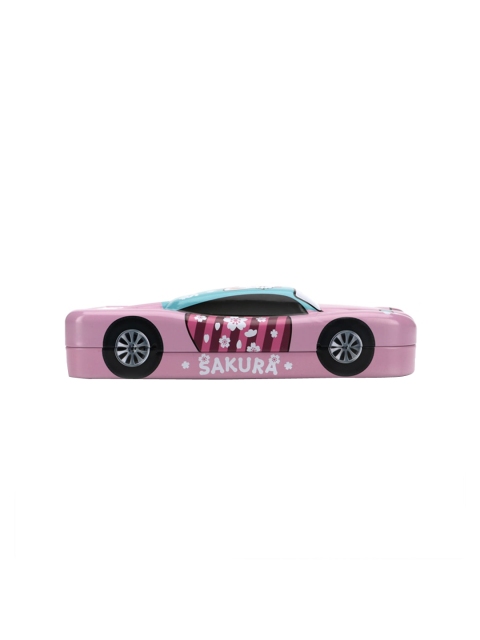 

QIPS Girls Pink High-Quality Metal Pencil Box