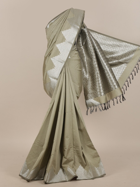

Pothys Grey Woven Design Zari Art Silk Saree