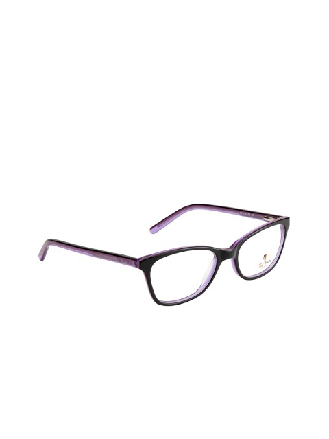 

Ted Smith Women Purple & Transparent Full Rim Cateye Frames