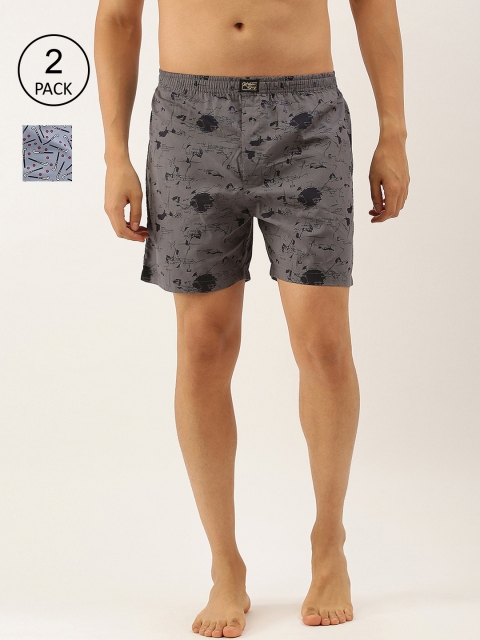 

Urban Dog Men Pack Of 2 Assorted Pure Cotton Boxers UDBX445_UDBX450