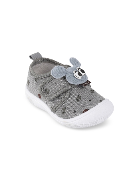 

Jazzy Juniors Boys Grey & Black Printed Sneakers