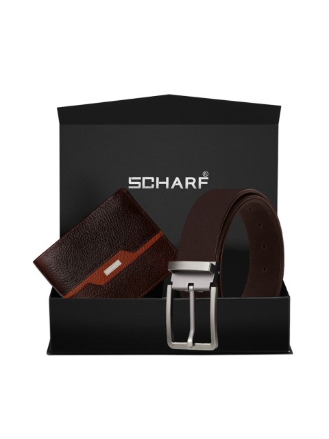 

SCHARF Men Brown Solid Accessory Gift Set