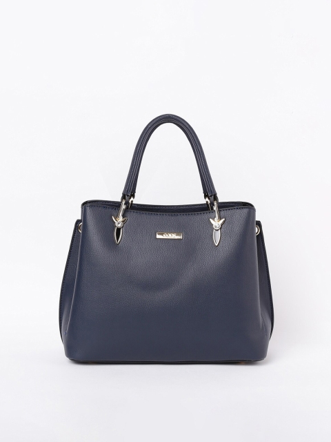 

CODE by Lifestyle Navy Blue Structured Handheld Bag