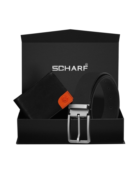 

SCHARF Men Black Solid Accessory Gift Set