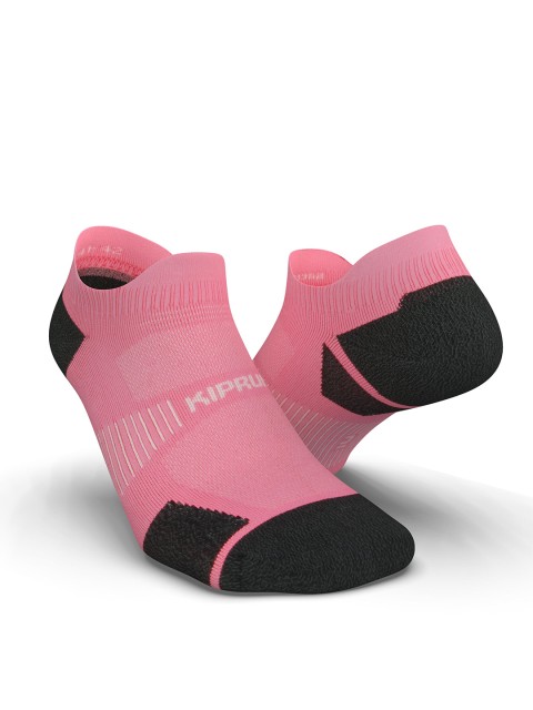 

KIPRUN By Decathlon Adults Pink Invisible Fine Running Socks