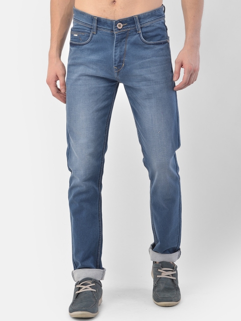 

COBB Men Blue Slim Fit Light Fade Jeans