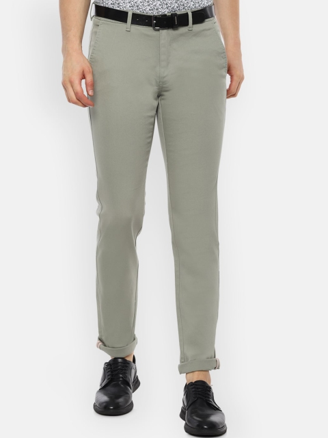 

Van Heusen Sport Men Olive Green Slim Fit Chinos Trousers