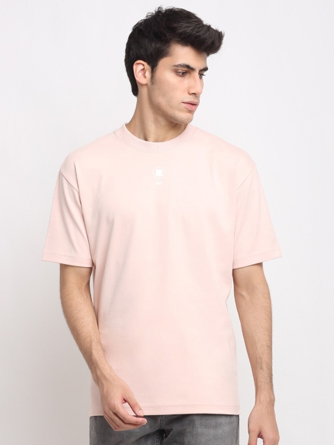 Bhaane Men Pink T-shirt
