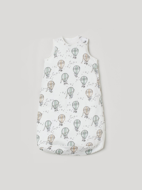

H&M Girls White & Blue Printed Sleep Bag