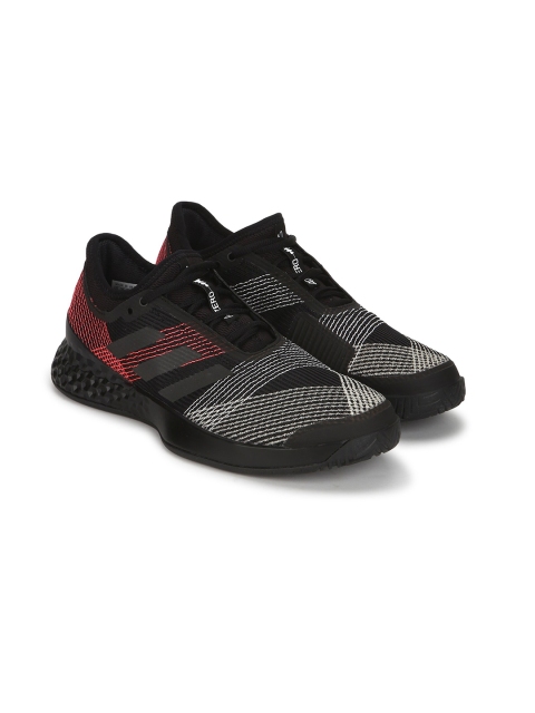 

ADIDAS Men Black & Grey Adizero Ubersonic 3 m Tennis Shoes
