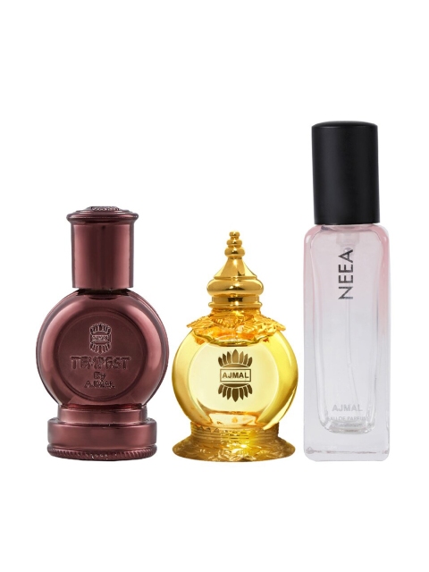 

Ajmal Pack of 3 Eau De Parfums - Tempest & Mukhallat Al Wafa & Neea, Multi