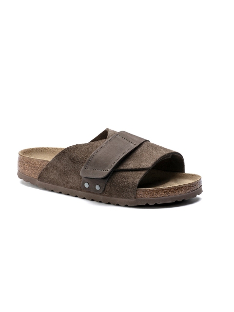 

Birkenstock Unisex Kyoto Brown Regular Slides