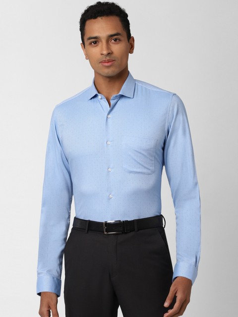 

Peter England Men Blue Slim Fit Formal Shirt