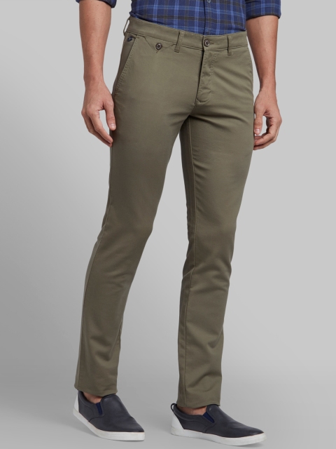 

Parx Men Green Tapered Fit Regular Trousers Regular Trousers