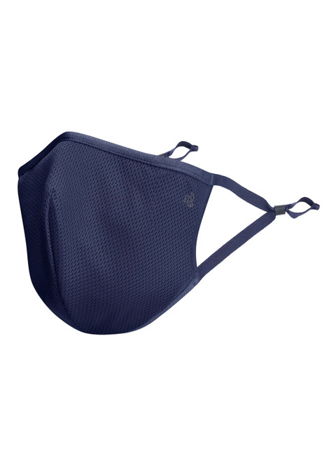 

Jockey Kids Pack Of 2 Navy Blue Solid 7-Ply Pure Cotton Reusable Protective Outdoor Masks