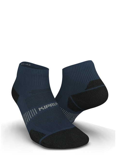 

KIPRUN By Decathlon Unisex Blue Mid Fine Ankle Length Anti Friction Running Socks