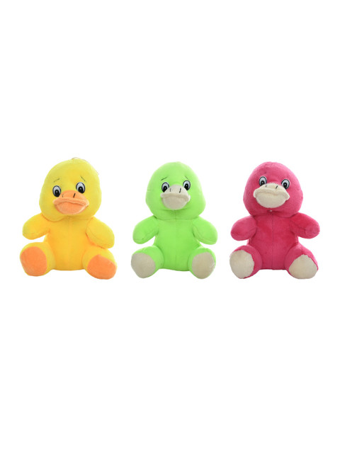 

DukieKooky Kids Set of 3 Little Duck Soft Toys, Yellow