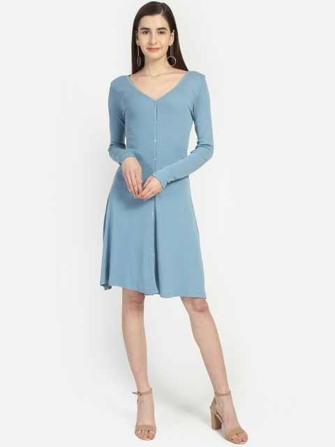 

Yaadleen Blue Georgette Dress