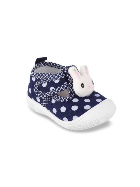 

Jazzy Juniors Girls Navy Blue Printed Sneakers