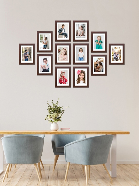 

RANDOM Set of 12 Burgundy Solid Wall Photo Frames