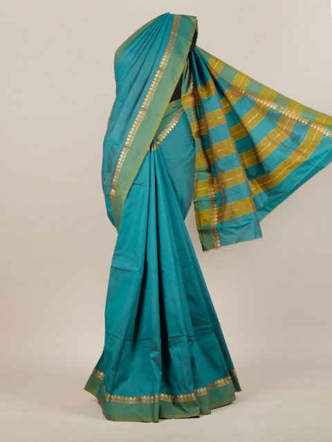 

Pothys Turquoise Blue & Green Art Silk Saree