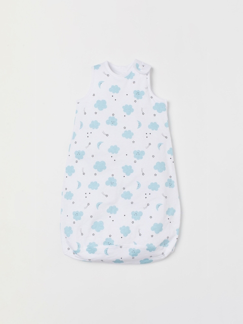 

H&M Baby Girls White Printed Sleep Bag