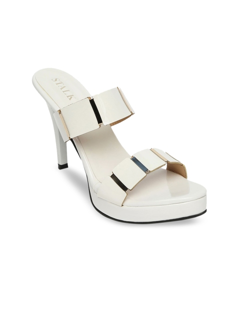 

STALK White Stiletto Sandals