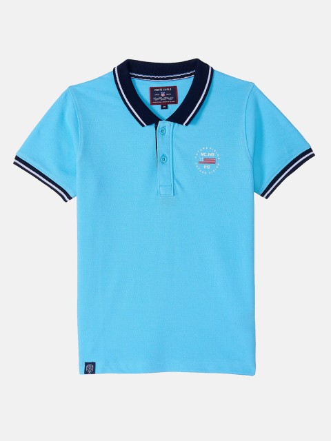 

Monte Carlo Boys Blue Polo Collar T-shirt