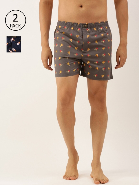 

Urban Dog Men Pack Of 2 Assorted Pure Cotton Boxers UDBX411_UDBX403