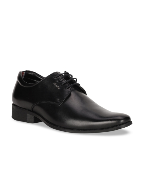 

Bata Men Black Solid Formal Derbys