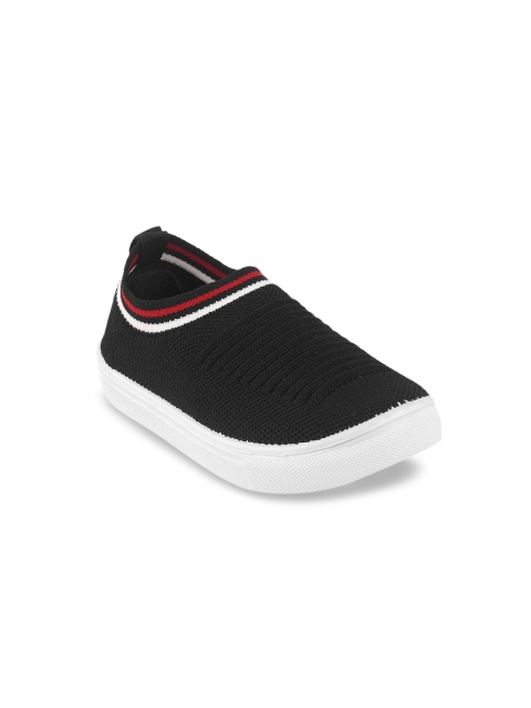 

Jazzy Juniors Boys Black Woven Slip-On Sneakers